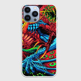 Чехол для iPhone 13 Pro Max с принтом CS GO hyper beast skin в Екатеринбурге,  |  | Тематика изображения на принте: awp | counter strike | cs go | cs go global offensive | hyper beast | skin cs | team cs | команды cs | скины оружия | скоростной зверь | хайпер бист