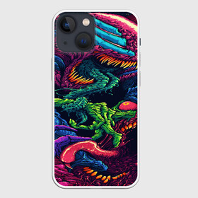 Чехол для iPhone 13 mini с принтом CS GO hyper beast skin в Екатеринбурге,  |  | awp | counter strike | cs go | cs go global offensive | hyper beast | skin cs | team cs | команды cs | скины оружия | скоростной зверь | хайпер бист