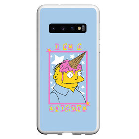 Чехол для Samsung Galaxy S10 с принтом I am a Unicorn в Екатеринбурге, Силикон | Область печати: задняя сторона чехла, без боковых панелей | Тематика изображения на принте: bart | deliciouse | family | homer | lisa | maggy | marge | ralph | simpsons | simpsonsfamily | unicorn | wiggum | барт | виггам | гомер | еда | единорог | лиза | мегги | ральф | семья | симпсоны