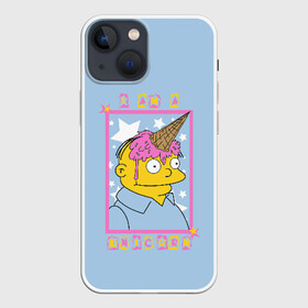 Чехол для iPhone 13 mini с принтом I am a Unicorn в Екатеринбурге,  |  | bart | deliciouse | family | homer | lisa | maggy | marge | ralph | simpsons | simpsonsfamily | unicorn | wiggum | барт | виггам | гомер | еда | единорог | лиза | мегги | ральф | семья | симпсоны