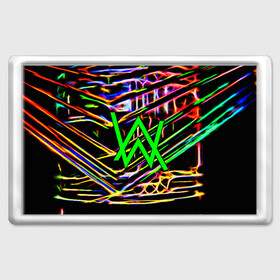 Магнит 45*70 с принтом ALAN WALKER DJ в Екатеринбурге, Пластик | Размер: 78*52 мм; Размер печати: 70*45 | Тематика изображения на принте: alan walker | aw | electro | electro music | music | алан уокер | музыка | музыкант | электро | электронная музыка