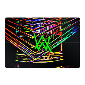 Магнитный плакат 3Х2 с принтом ALAN WALKER DJ в Екатеринбурге, Полимерный материал с магнитным слоем | 6 деталей размером 9*9 см | alan walker | aw | electro | electro music | music | алан уокер | музыка | музыкант | электро | электронная музыка