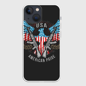 Чехол для iPhone 13 mini с принтом Army Forces в Екатеринбурге,  |  | eagle | states | united | usa | армейские | армия | камуфляж | орел | служба | снайпер | соединенных | солдат | сша | форма | штатов