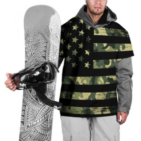 Накидка на куртку 3D с принтом American Flag Camo в Екатеринбурге, 100% полиэстер |  | Тематика изображения на принте: eagle | states | united | usa | армейские | армия | камуфляж | орел | служба | снайпер | соединенных | солдат | сша | форма | штатов