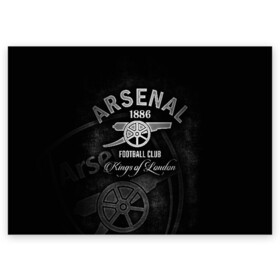 Поздравительная открытка с принтом Arsenal в Екатеринбурге, 100% бумага | плотность бумаги 280 г/м2, матовая, на обратной стороне линовка и место для марки
 | arsenal | arsenal fc | the gunners | английский клуб | арсенал | лондон | лондонский арсенал | премьер лига | футбол | футболист | футбольный клуб