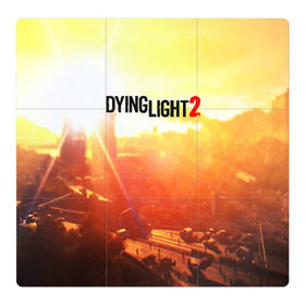 Магнитный плакат 3Х3 с принтом DYING LIGHT 2 в Екатеринбурге, Полимерный материал с магнитным слоем | 9 деталей размером 9*9 см | 