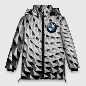 Женская зимняя куртка 3D с принтом BMW в Екатеринбурге, верх — 100% полиэстер; подкладка — 100% полиэстер; утеплитель — 100% полиэстер | длина ниже бедра, силуэт Оверсайз. Есть воротник-стойка, отстегивающийся капюшон и ветрозащитная планка. 

Боковые карманы с листочкой на кнопках и внутренний карман на молнии | bmw | germany | pattern | prestige | бмв | германия | престиж | узор