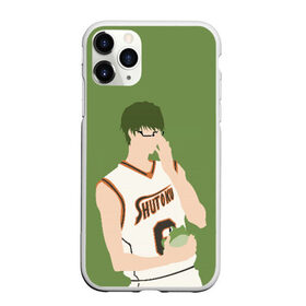 Чехол для iPhone 11 Pro Max матовый с принтом Shintarou Midorima в Екатеринбурге, Силикон |  | Тематика изображения на принте: basket | basketball | kuroko | kuroko no basket | midorima | shintarou | баскетбол | куроко | мидорима | шинтаро