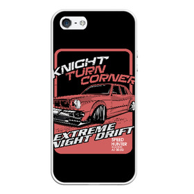 Чехол для iPhone 5/5S матовый с принтом Extreme night drift в Екатеринбурге, Силикон | Область печати: задняя сторона чехла, без боковых панелей | auto | car | cars | concept | crash | drift | drifting | extreme | fast | garage | race | racing | rally | super | turbo | автомобил | быстрый | дрифт | классика | экстрим