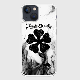 Чехол для iPhone 13 mini с принтом Черный Клевер горящий фон в Екатеринбурге,  |  | asta | black bull | black clover | bull | clover | аста | бык | клевер | чёрный бык | чёрный клевер