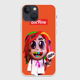 Чехол для iPhone 13 mini с принтом 6ix9ine   STOOPID в Екатеринбурге,  |  | Тематика изображения на принте: 6ix9ine | gangsta | gangsta rap | hip hop | rap | scum gang | stoopid | tekashi | trap | гэнгста | гэнгста рэп | рэп | текаши | трэп | хип хоп