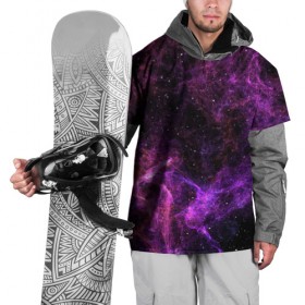 Накидка на куртку 3D с принтом Темная Материя в Екатеринбурге, 100% полиэстер |  | Тематика изображения на принте: вселенная | звезды | космос | темная материя | темнота