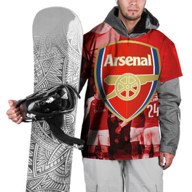 Накидка на куртку 3D с принтом Arsenal в Екатеринбурге, 100% полиэстер |  | arsenal | arsenal fc | the gunners | английский клуб | арсенал | лондон | лондонский арсенал | премьер лига | футбол | футболист | футбольный клуб