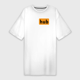 Платье-футболка хлопок с принтом GitHub Fork Place в Екатеринбурге,  |  | git hub | github | it | кодинг