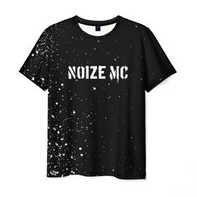 Мужская футболка 3D с принтом NOIZE MC в Екатеринбурге, 100% полиэфир | прямой крой, круглый вырез горловины, длина до линии бедер | noize mc