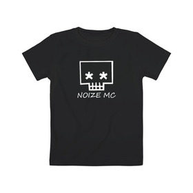 Детская футболка хлопок с принтом Noize MC в Екатеринбурге, 100% хлопок | круглый вырез горловины, полуприлегающий силуэт, длина до линии бедер | music | noize mc | rap | trend | музыка | новинки | рэп | тренды
