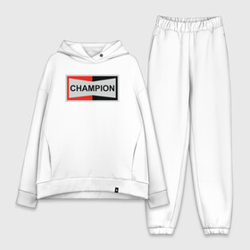 Женский костюм хлопок Oversize с принтом Champion в Екатеринбурге,  |  | champion | однажды в голливуде | чемпион