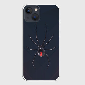 Чехол для iPhone 13 с принтом Каракурт в Екатеринбурге,  |  | marvel | spider | австралия | арахнофобия | вдова | кокон | красная | марвел | муха | насекомое | нить | паутина | полосы | сеть | спайдер | супергерой | тарантул | укус | фобия | черная | яд