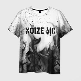 Мужская футболка 3D с принтом NOIZE MC в Екатеринбурге, 100% полиэфир | прямой крой, круглый вырез горловины, длина до линии бедер | noize mc | rap | все как у людей | гой еси | нойз мс | рэп | чайлдфри.