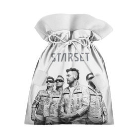 Подарочный 3D мешок с принтом Starset Band в Екатеринбурге, 100% полиэстер | Размер: 29*39 см | logo | rock | starset | лого | рок | старсет