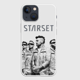 Чехол для iPhone 13 mini с принтом Starset Band в Екатеринбурге,  |  | Тематика изображения на принте: logo | rock | starset | лого | рок | старсет