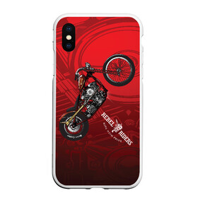 Чехол для iPhone XS Max матовый с принтом Vintage chopper motorcycle в Екатеринбурге, Силикон | Область печати: задняя сторона чехла, без боковых панелей | bike | crash | drift | extreme | jawa | motor cycle | motorbike | motorcycle | race | racing | rally | turbo | автомобил | быстрый | классика | мотоцикл | скремблер | экстрим