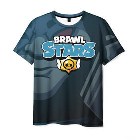 Мужская футболка 3D с принтом Brawl Stars в Екатеринбурге, 100% полиэфир | прямой крой, круглый вырез горловины, длина до линии бедер | brawl | bs | fails | leon | stars | supercell | tick | бой | босс | бравл | броубол | бс | герои | драка | звезд | осада | сейф | старс | цель