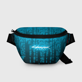 Поясная сумка 3D с принтом CYBERPUNK 2077 в Екатеринбурге, 100% полиэстер | плотная ткань, ремень с регулируемой длиной, внутри несколько карманов для мелочей, основное отделение и карман с обратной стороны сумки застегиваются на молнию | 2077 | cyberpunk 2020 | cyberpunk 2077 | cyberpunk 2077 samurai | cyberpunk city | кибер панк. | киберпанк | киберпанк 2077