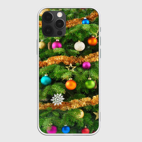 Чехол для iPhone 12 Pro Max с принтом Живая новогодняя ёлка в Екатеринбурге, Силикон |  | Тематика изображения на принте: гирлянда | елка | ёлочные игрушки | ель | конфетти | мишура | новый год | пихта | снежинки | украшения | хвоя
