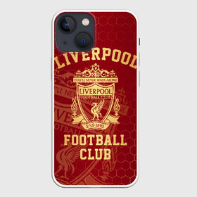 Чехол для iPhone 13 mini с принтом Ливерпуль в Екатеринбурге,  |  | liverpool | liverpool fc | ynwa | you never walk alone | ливерпуль | фан ливерпуля | фанатская | футбол | футболист | футбольный клуб | энфильд