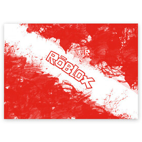 Поздравительная открытка с принтом Roblox в Екатеринбурге, 100% бумага | плотность бумаги 280 г/м2, матовая, на обратной стороне линовка и место для марки
 | roblox | roblox games | игра роблокс | роблокс симулятор