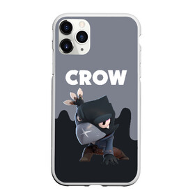 Чехол для iPhone 11 Pro матовый с принтом BRAWL STARS CROW в Екатеринбурге, Силикон |  | android | brawl stars | colt | crow | games | leon | penny | poco. | shelly | spike | wanted | брав | бравл старс | звезды | игры | мобильные игры | старс