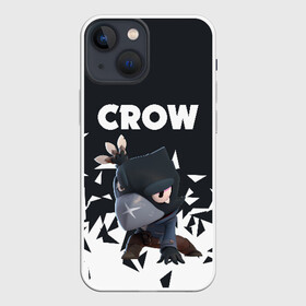 Чехол для iPhone 13 mini с принтом BRAWL STARS CROW в Екатеринбурге,  |  | android | brawl stars | colt | crow | games | leon | penny | poco. | shelly | spike | wanted | брав | бравл старс | звезды | игры | мобильные игры | старс