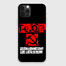 Чехол для iPhone 12 Pro Max с принтом Гражданская оборона в Екатеринбурге, Силикон |  | punk | punks not dead | гр.об. | гражданская оборона | гроб | егор летов | панки | хой