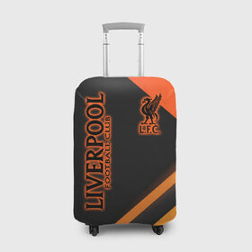 Чехол для чемодана 3D с принтом Liverpool F.C. в Екатеринбурге, 86% полиэфир, 14% спандекс | двустороннее нанесение принта, прорези для ручек и колес | 