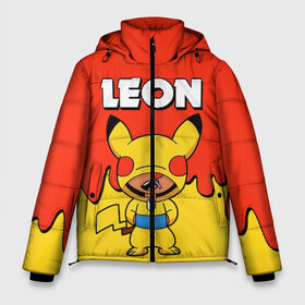 Мужская зимняя куртка 3D с принтом Brawl Stars Leon Pikachu в Екатеринбурге, верх — 100% полиэстер; подкладка — 100% полиэстер; утеплитель — 100% полиэстер | длина ниже бедра, свободный силуэт Оверсайз. Есть воротник-стойка, отстегивающийся капюшон и ветрозащитная планка. 

Боковые карманы с листочкой на кнопках и внутренний карман на молнии. | Тематика изображения на принте: brawl stars | pikachu | взлом brawl stars | леон brawl stars | пикачу | сервера brawl stars | скачать brawl stars | скачать бесплатно brawl stars