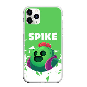 Чехол для iPhone 11 Pro матовый с принтом BRAWL STARS SPIKE в Екатеринбурге, Силикон |  | android | brawl stars | colt | crow | games | leon | penny | poco. | shelly | spike | wanted | брав | бравл старс | звезды | игры | мобильные игры | старс