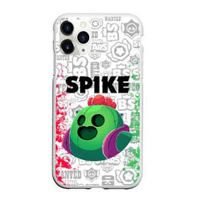 Чехол для iPhone 11 Pro матовый с принтом BRAWL STARS SPIKE в Екатеринбурге, Силикон |  | android | brawl stars | colt | crow | games | leon | penny | poco. | shelly | spike | wanted | брав | бравл старс | звезды | игры | мобильные игры | старс