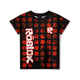 Детская футболка 3D с принтом Roblox в Екатеринбурге, 100% гипоаллергенный полиэфир | прямой крой, круглый вырез горловины, длина до линии бедер, чуть спущенное плечо, ткань немного тянется | roblox | roblox games | игра роблокс | роблокс симулятор
