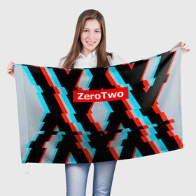 Флаг 3D с принтом Darling In The Franxx ZT в Екатеринбурге, 100% полиэстер | плотность ткани — 95 г/м2, размер — 67 х 109 см. Принт наносится с одной стороны | 02 | anime | darling in the franxx | hiro | manga | zero two | аниме | ахегао | любимый во франксе | манга | милый во франксе | ноль два | хиро