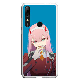 Чехол для Honor P Smart Z с принтом Darling In The Franxx в Екатеринбурге, Силикон | Область печати: задняя сторона чехла, без боковых панелей | Тематика изображения на принте: 02 | anime | darling in the franxx | hiro | manga | zero two | аниме | ахегао | любимый во франксе | манга | милый во франксе | ноль два | хиро