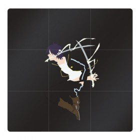Магнитный плакат 3Х3 с принтом Yato в Екатеринбурге, Полимерный материал с магнитным слоем | 9 деталей размером 9*9 см | god of calamity | noragami | shinki | yato | yatogami | бездомный бог | бог бедствия | шинки | ято