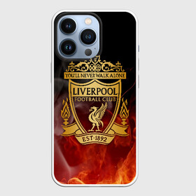 Чехол для iPhone 13 Pro с принтом LIVERPOOL | ЛИВЕРПУЛЬ в Екатеринбурге,  |  | Тематика изображения на принте: lfc | liverpool | sport | ynwa | ливерпуль | лфк | спорт