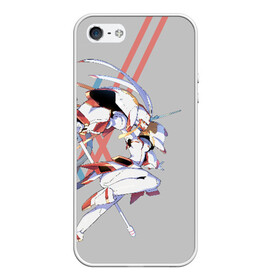 Чехол для iPhone 5/5S матовый с принтом Darling In The Franxx в Екатеринбурге, Силикон | Область печати: задняя сторона чехла, без боковых панелей | 02 | anime | darling in the franxx | hiro | manga | zero two | аниме | ахегао | любимый во франксе | манга | милый во франксе | ноль два | хиро