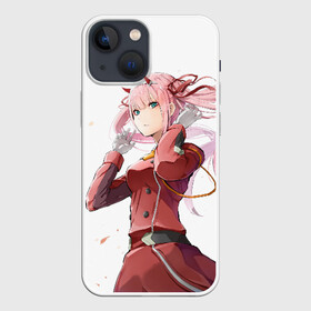 Чехол для iPhone 13 mini с принтом ноль два ветер в Екатеринбурге,  |  | 02 | anime | darling in the franxx | hiro | manga | zero two | аниме | ахегао | любимый во франксе | манга | милый во франксе | ноль два | хиро