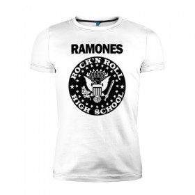 Мужская футболка премиум с принтом Ramones в Екатеринбурге, 92% хлопок, 8% лайкра | приталенный силуэт, круглый вырез ворота, длина до линии бедра, короткий рукав | ramone | ramones | группа | джонни | джоуи | ди ди томми | марки | панк | поп | раманес | раманэс | рамон | рамонес | рамонэс | рамоун | рамоунз | рамоунс | рок | хард | хардрок