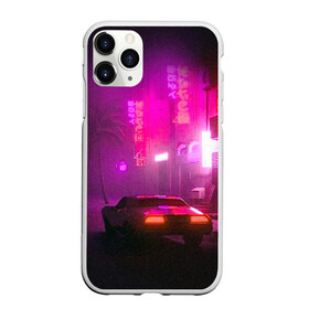 Чехол для iPhone 11 Pro матовый с принтом НЕОНОВЫЙ ГОРОД в Екатеринбурге, Силикон |  | hotline miami | neon | new retro wave | outrun | outrun electro | retro | retrowave | synth | synthwave | неон | ретро | хотлайн майами