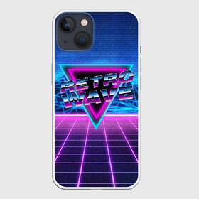 Чехол для iPhone 13 с принтом SYNTHWAVE   RETROWAVE в Екатеринбурге,  |  | Тематика изображения на принте: hotline miami | neon | new retro wave | outrun | outrun electro | retro | retrowave | synth | synthwave | неон | ретро | хотлайн майами