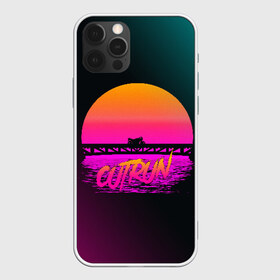 Чехол для iPhone 12 Pro Max с принтом OUTRUN RETROWAVE в Екатеринбурге, Силикон |  | Тематика изображения на принте: hotline miami | neon | new retro wave | outrun | outrun electro | retro | retrowave | synth | synthwave | неон | ретро | хотлайн майами