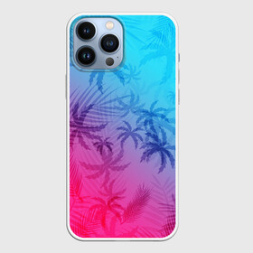 Чехол для iPhone 13 Pro Max с принтом НЕОНОВЫЕ ПАЛЬМЫ   NEON в Екатеринбурге,  |  | hotline miami | neon | new retro wave | outrun | outrun electro | paints | palmen | rainbow | retro | retrowave | summer | synth | synthwave | tropical | брызги | брызги красок | звёзды | космос | краски | лето | неон | пальмы | радуга | 